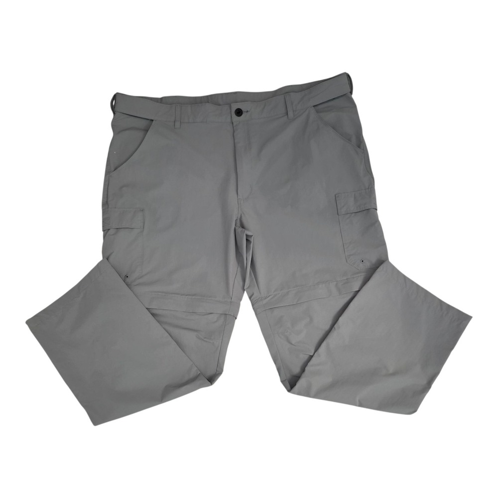 World Wide Sportsman Convertible Fishing Pants Mens 46x32 Grey